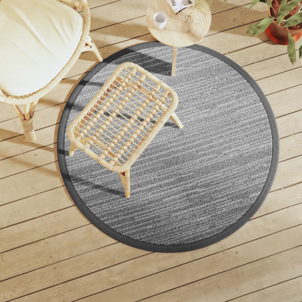 Vidaxx Outdoor-Teppich Arakil ø120 cm Polypropylen grau