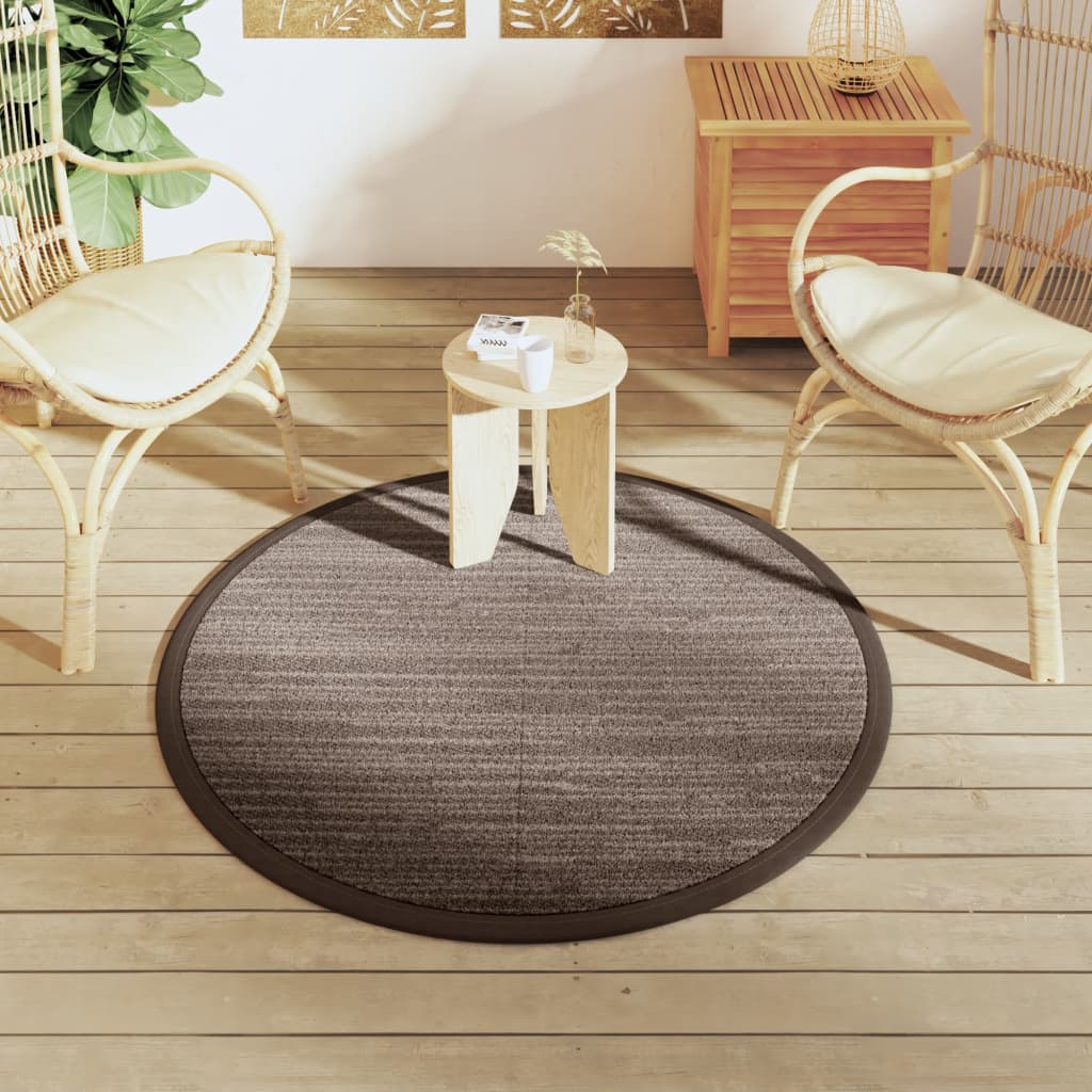 Vidaxx Outdoor-Teppich Arakil ø 120 cm Polypropylen braun