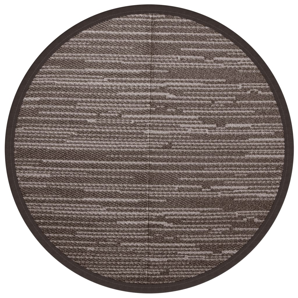 Vidaxl ausserhalb rug arakil Ø160 cm Polypropen Brown