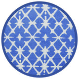 Vidaxx Outdoor-Teppich Arakil ø200 cm Polypropylen blau und weiß