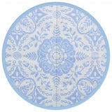 Vidaxx Outdoor-Teppich Arakil ø160 cm Polypropylen Babyblau