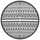 Vidaxx Outdoor-Teppich Arakil ø120 cm Polypropylen schwarz