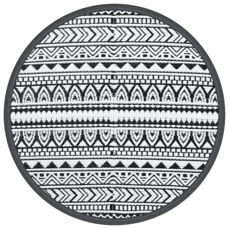 Vidaxx Outdoor-Teppich Arakil ø120 cm Polypropylen schwarz