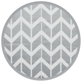 Vidaxx Outdoor-Teppich Arakil ø 200 cm Polypropylen grau