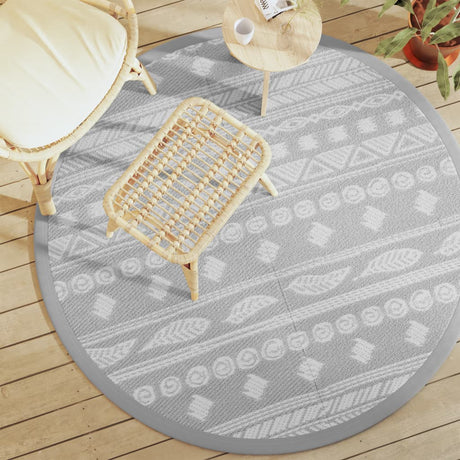 Vidaxx Outdoor-Teppich Arakil ø160 cm Polypropylen grau