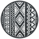 Vidaxx Outdoor-Teppich Arakil ø160 cm Polypropylen schwarz