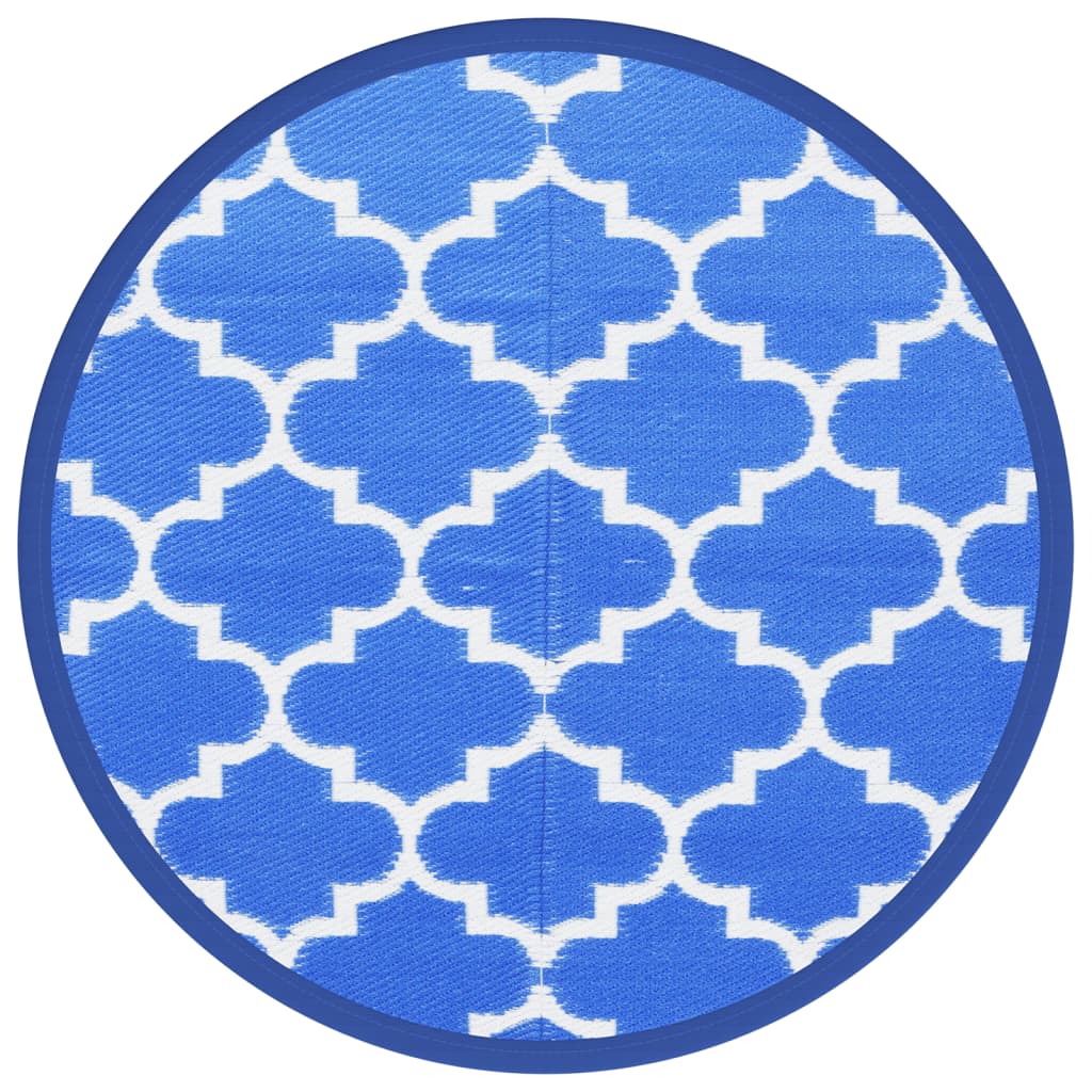 Vidaxx Outdoor-Teppich Arakil ø 200 cm Polypropylen blau