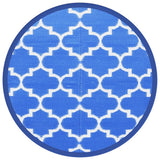 Vidaxx Outdoor-Teppich Arakil ø 200 cm Polypropylen blau