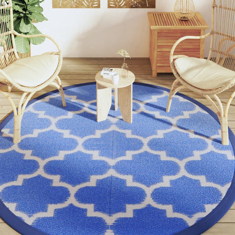 Vidaxx Outdoor-Teppich Arakil ø 200 cm Polypropylen blau