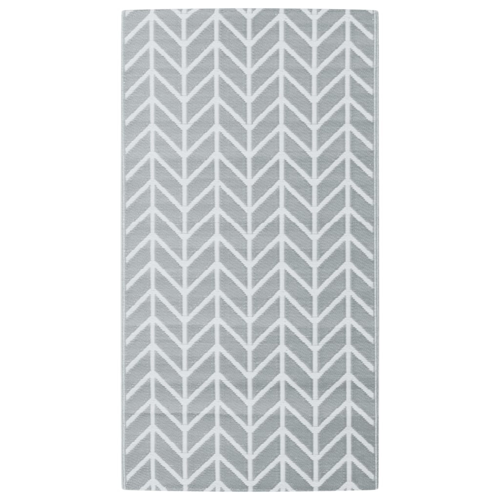 Vidaxl outside rug Arakil 80x150 cm pp gray