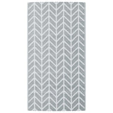 Vidaxl afuera de la alfombra Arakil 80x150 cm pp gris