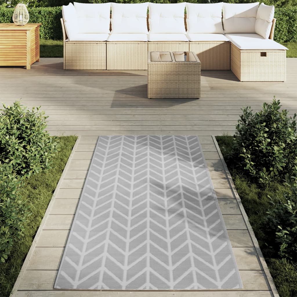 Vidaxx Outdoor-Teppich Arakil 80x150 cm PP grau