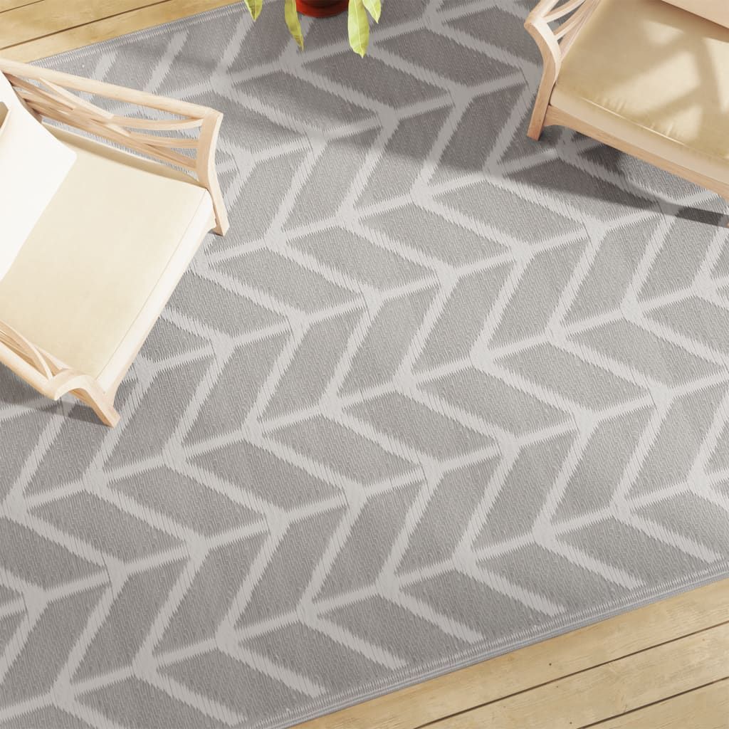 Vidaxx Outdoor-Teppich Arakil 190x290 cm PP grau