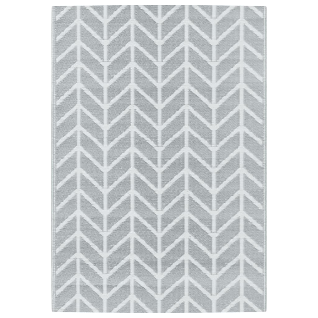 Vidaxl outside rug Arakil 140x200 cm pp gray