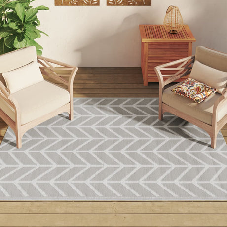 Vidaxx Outdoor-Teppich Arakil 140x200 cm PP grau