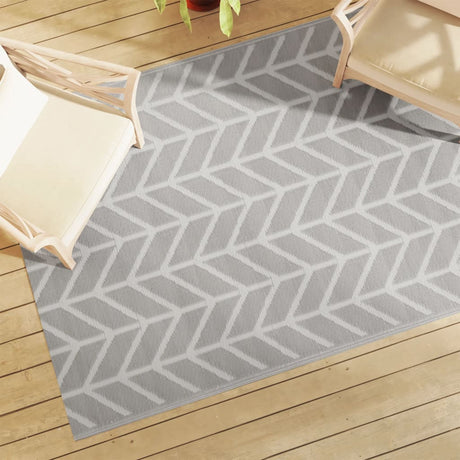 Vidaxx Outdoor-Teppich Arakil 140x200 cm PP grau