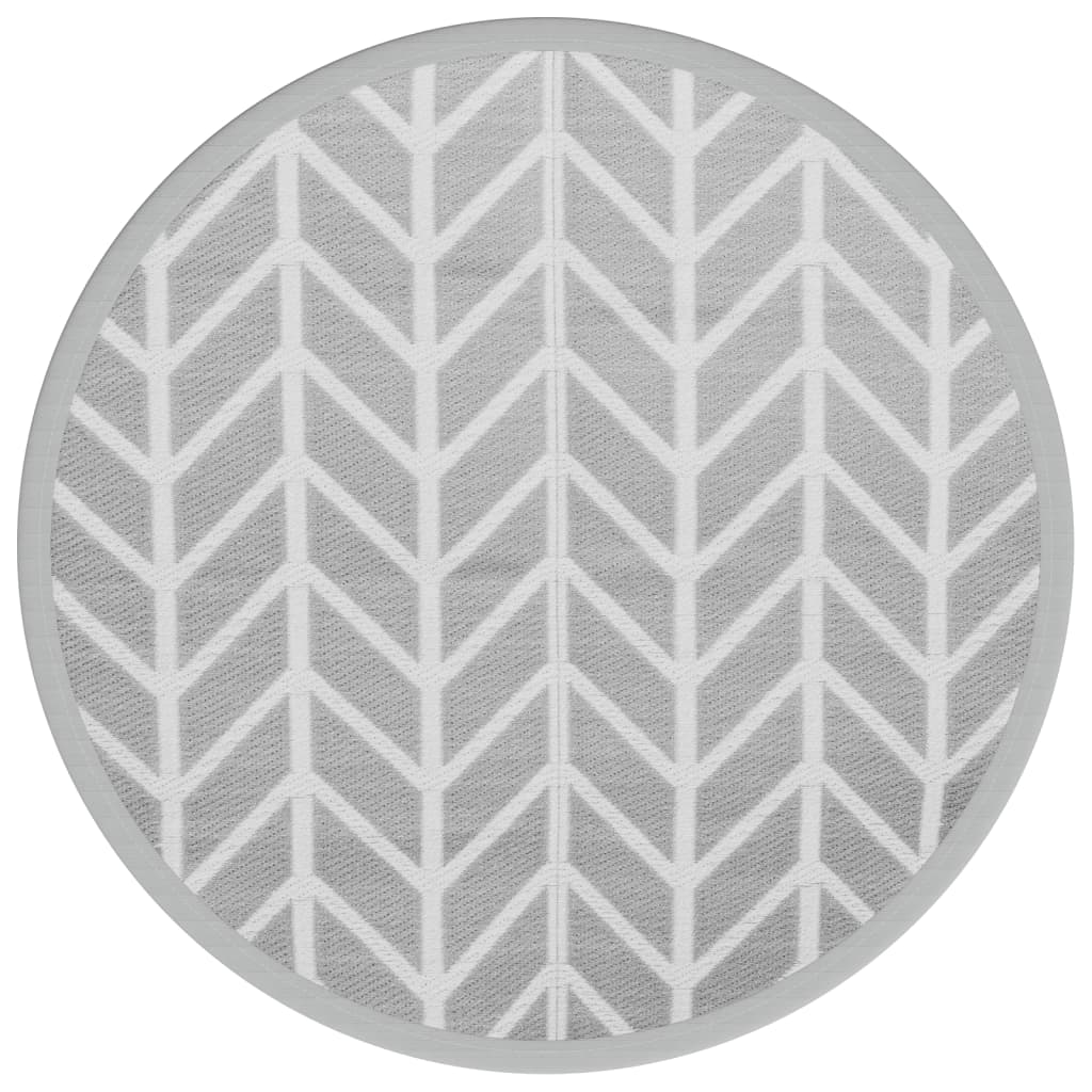 Vidaxx Outdoor-Teppich Arakil ø120 cm PP grau