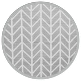 Vidaxx Outdoor-Teppich Arakil ø120 cm PP grau