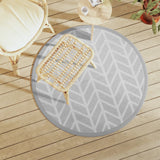 Vidaxx Outdoor-Teppich Arakil ø120 cm PP grau