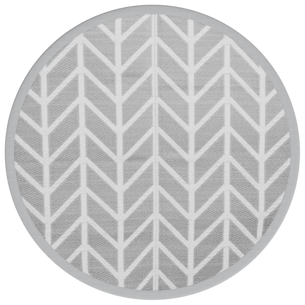 Vidaxx Outdoor-Teppich Arakil ø 200 cm Polypropylen grau
