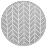 Vidaxx Outdoor-Teppich Arakil ø 200 cm Polypropylen grau