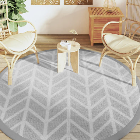 Vidaxx Outdoor-Teppich Arakil ø 200 cm Polypropylen grau