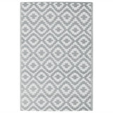 Vidaxl buitenkleed arakil 120x180 cm pp grijs