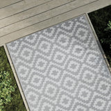Vidaxl buitenkleed arakil 120x180 cm pp grijs