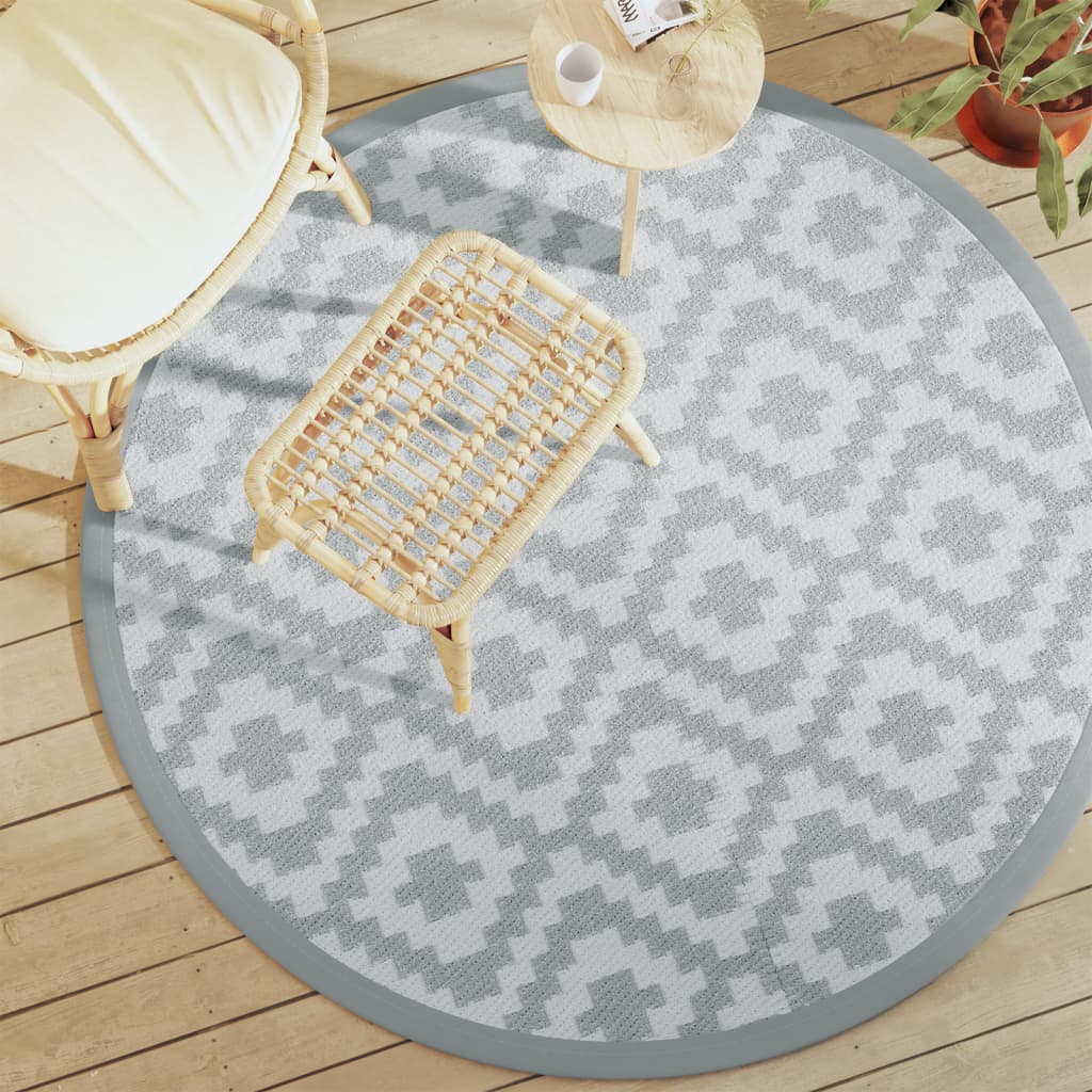 Vidaxx Outdoor-Teppich Arakil ø160 cm Polypropylen grau