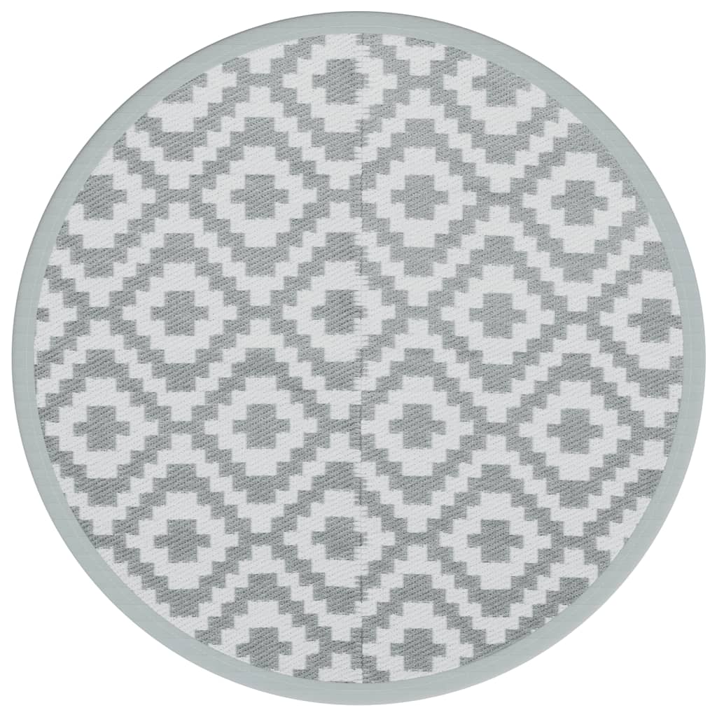 Vidaxx Outdoor-Teppich Arakil ø 200 cm Polypropylen grau