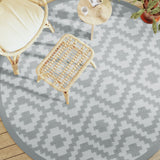 Vidaxx Outdoor-Teppich Arakil ø 200 cm Polypropylen grau