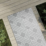 Vidaxl Eutside Rug Arakil 80x150 cm Pp Grey