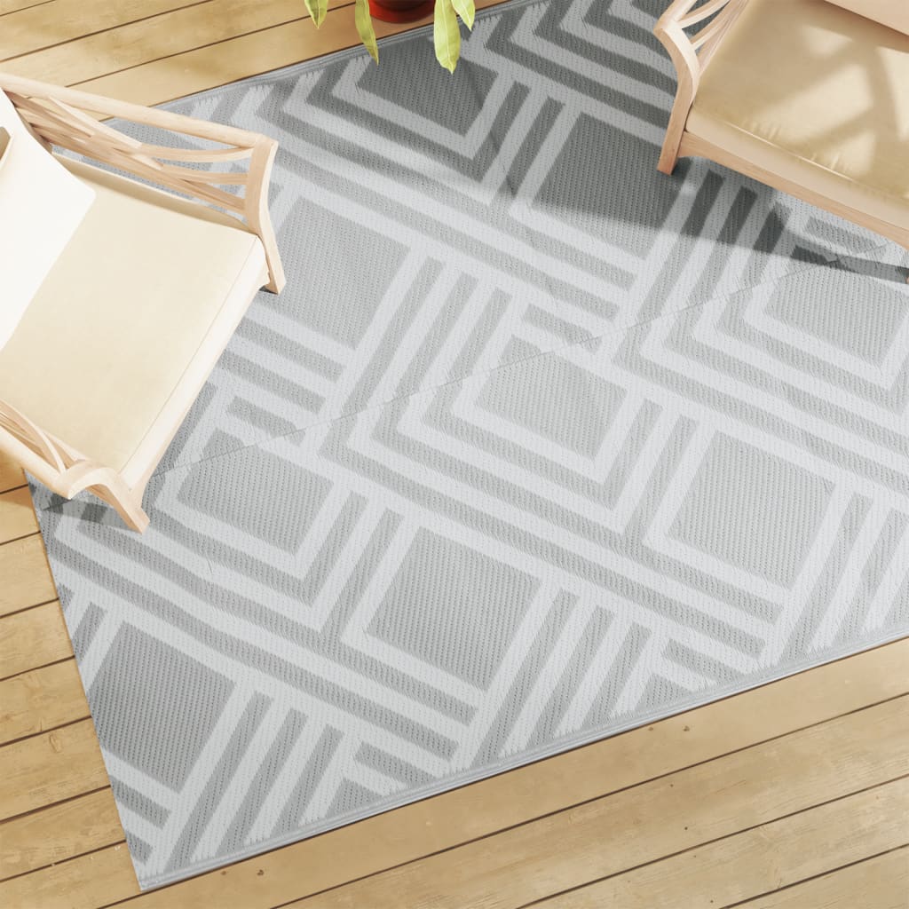 Vidaxl outside rug Arakil 160x230 cm pp gray