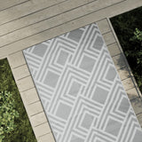 Vidaxx Outdoor-Teppich Arakil 80x250 cm PP grau