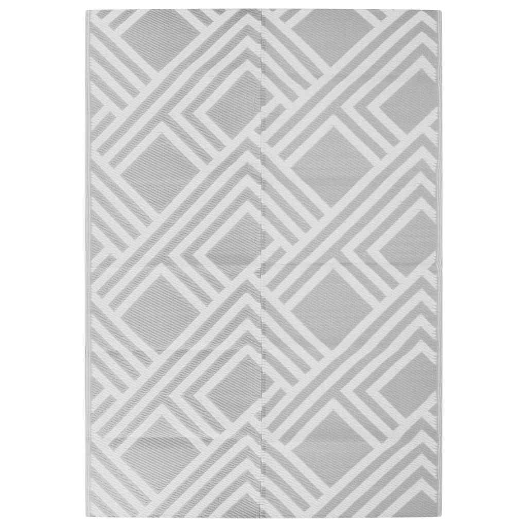 Vidaxx Outdoor-Teppich Arakil 140x200 cm PP grau
