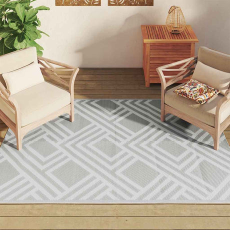 Vidaxx Outdoor-Teppich Arakil 140x200 cm PP grau