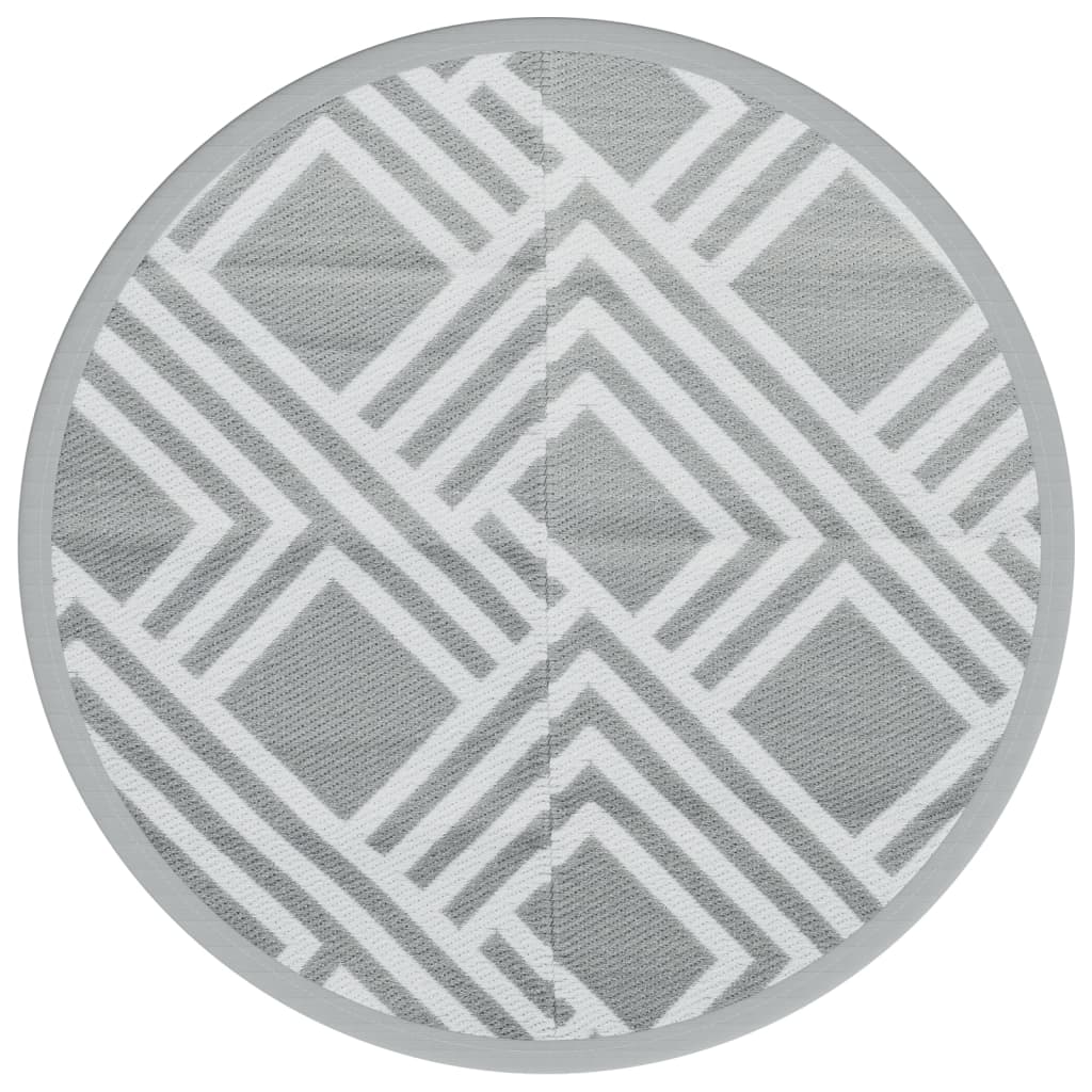Vidaxx Outdoor-Teppich Arakil ø 200 cm Polypropylen grau