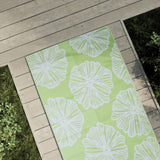 Vidaxl à l'extérieur du tapis aakil 80x150 cm vert polypropène