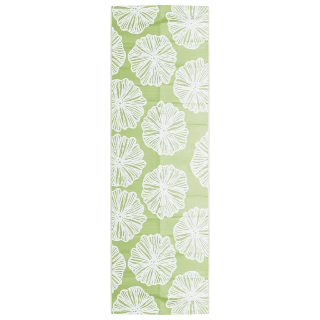 Vidaxl à l'extérieur du tapis aakil 80x250 cm vert polypropène