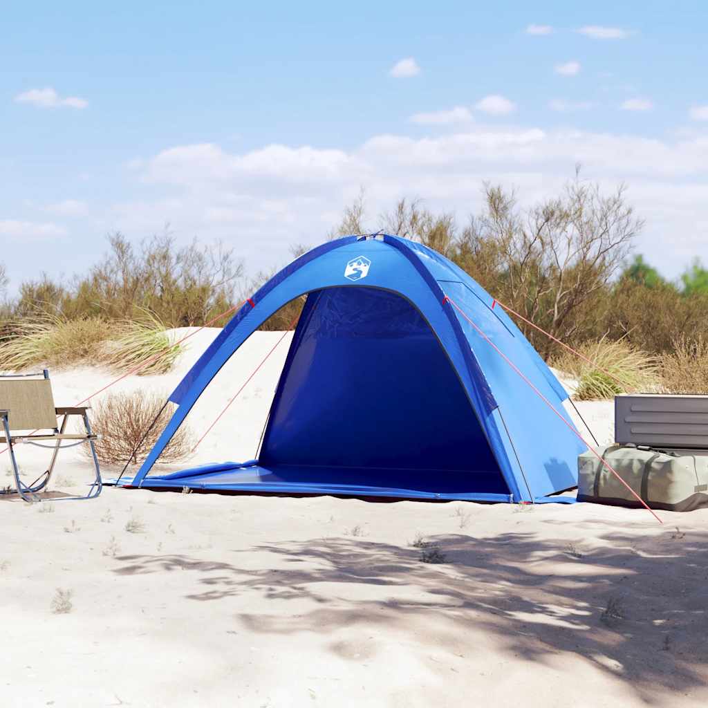 Vidaxl Beach Tent Waterproof Azure Blue