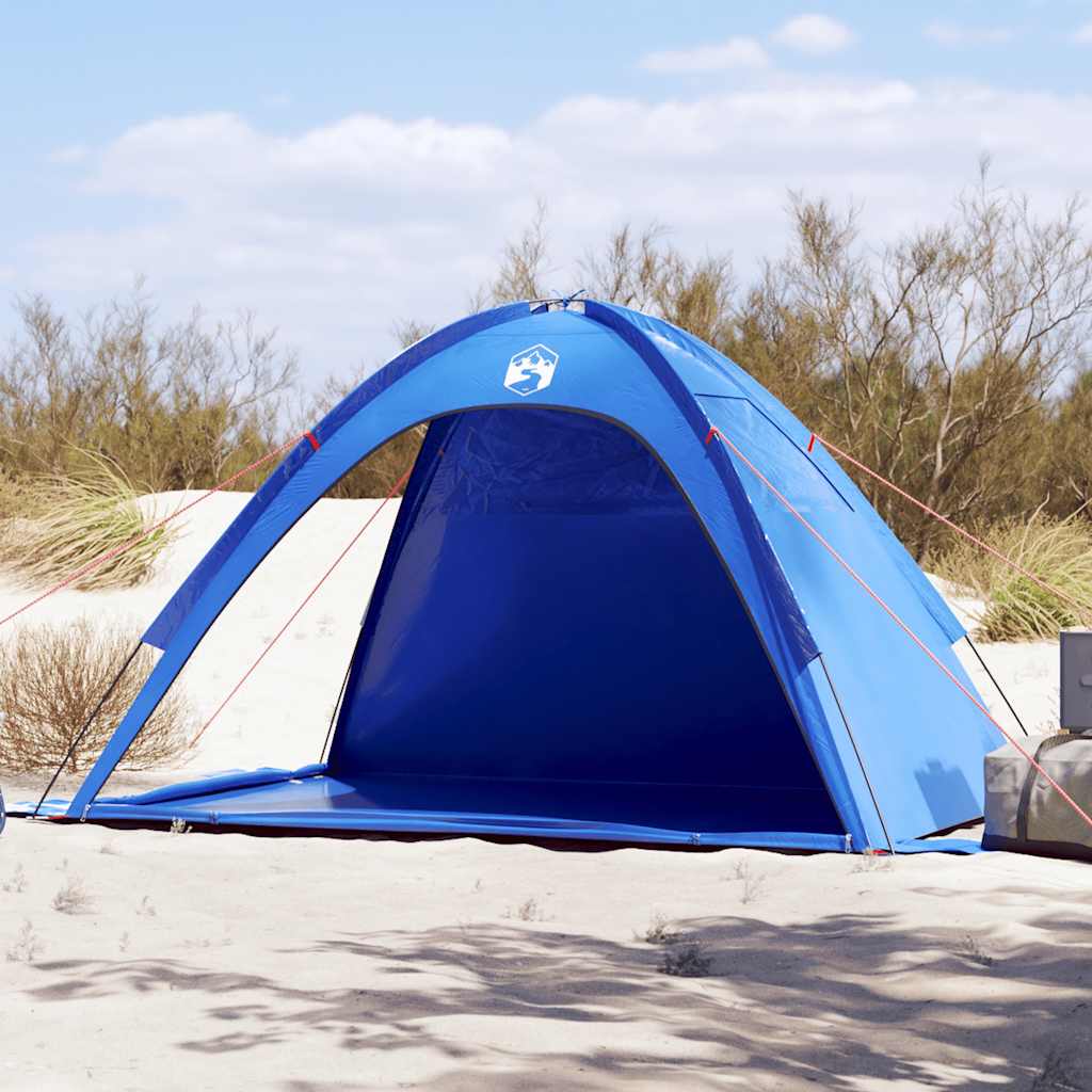 Vidaxl Beach Tent Waterproof Azure Blue