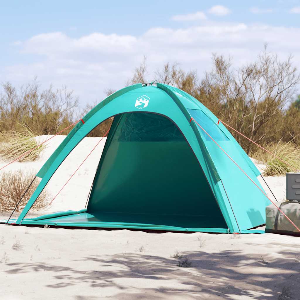 Vidaxl beach tent waterproof sea green