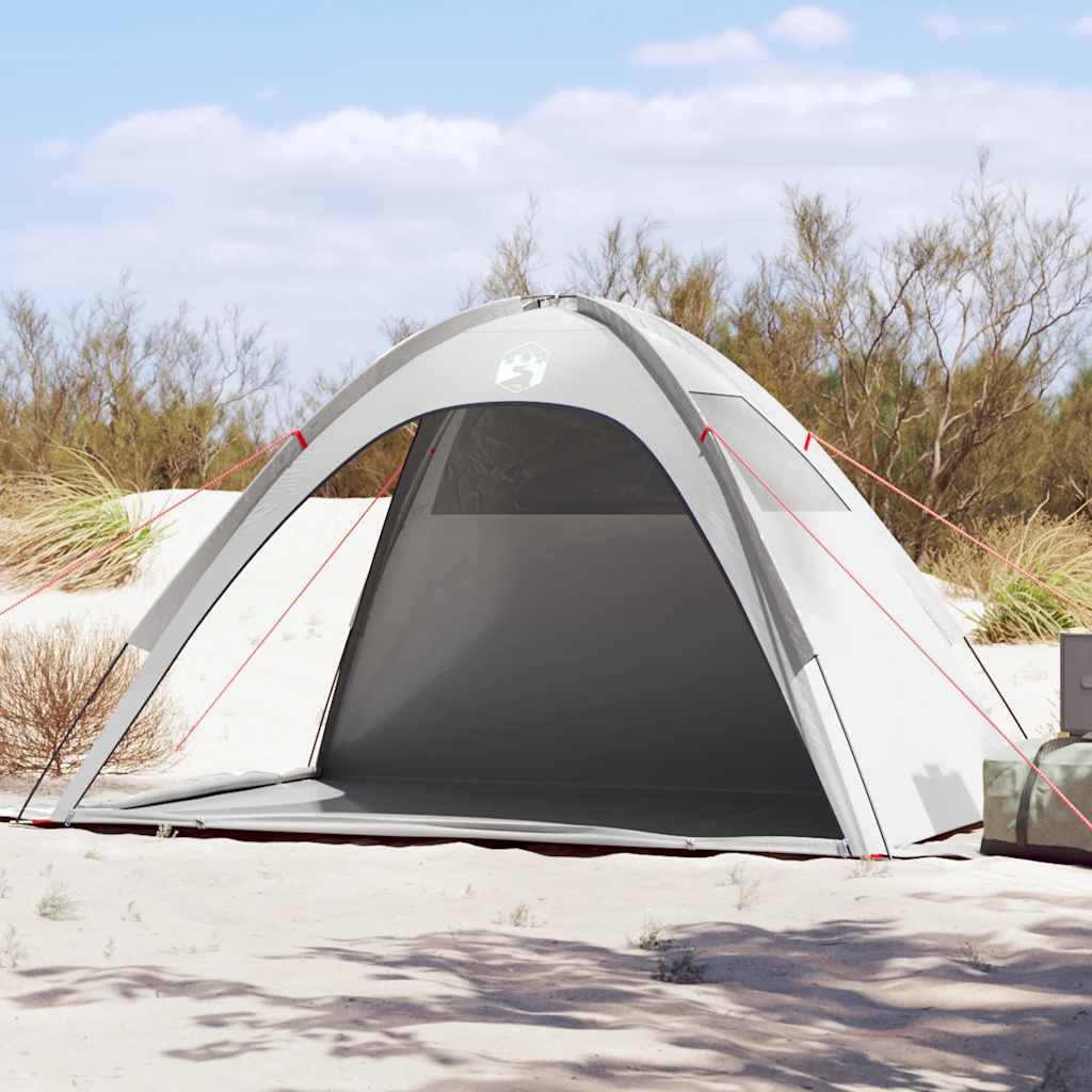 Vidaxl Beach Tenda impermeabile grigio