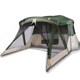 Vidaxl tent with awning 4-person waterproof green