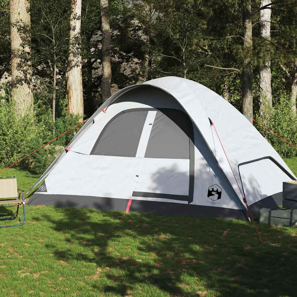 VidaXL Dome tent 6-person waterproofing dust white