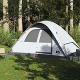 Vidaxl Dome Tent de 6 personas impermeabilizando polvo blanco