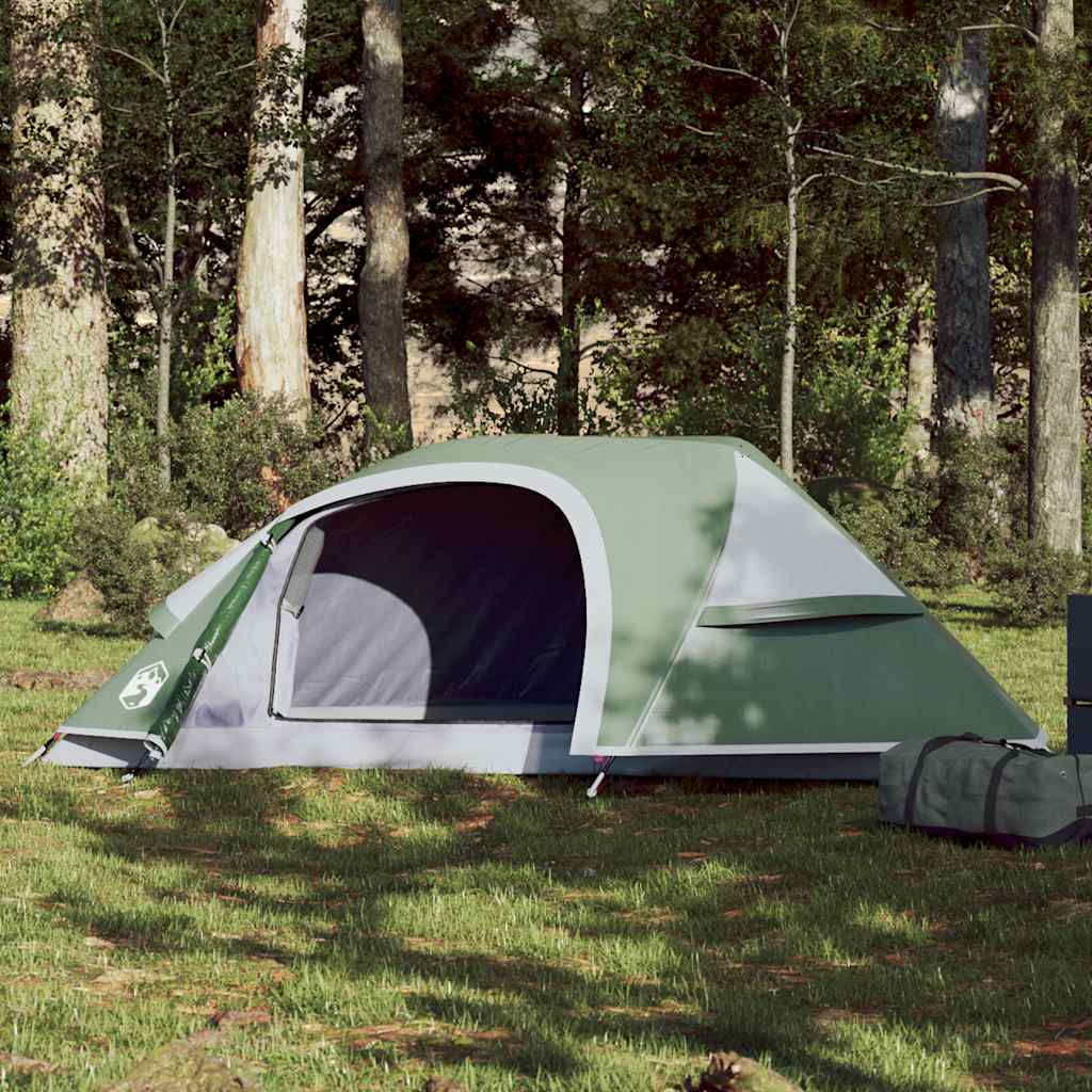 Vidaxl Dome tent 1-person Waterproof Green