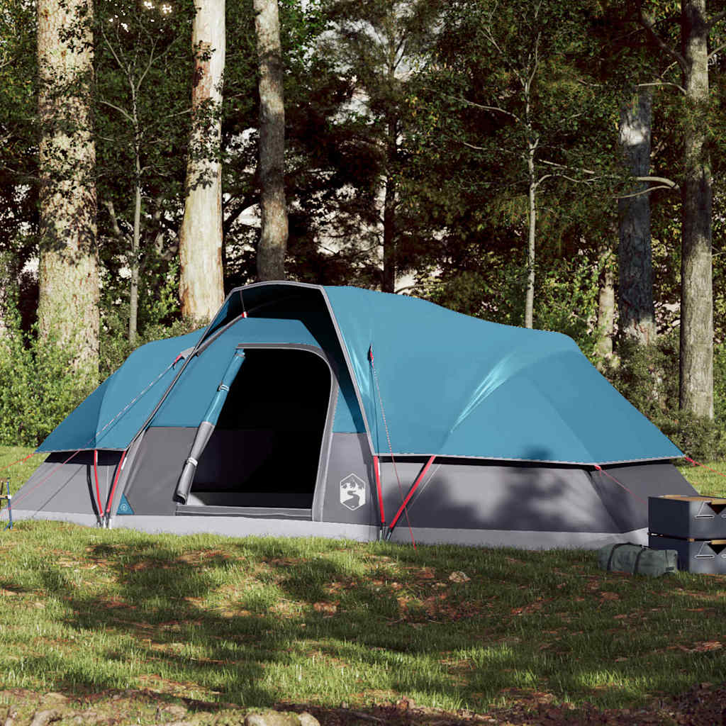 VidaXL Dome tent 9-person Waterproof Blue