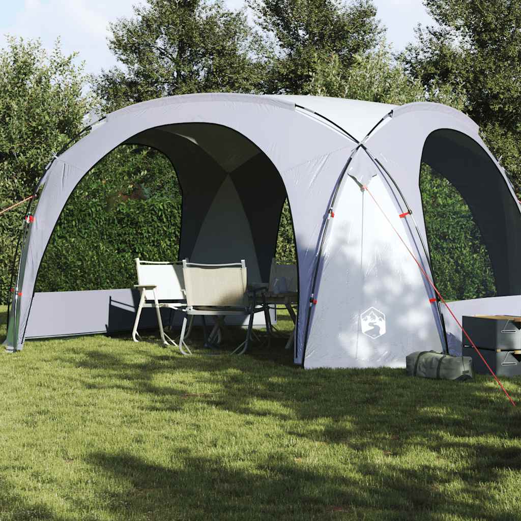 Vidaxl Partytent wasserdichtes Weiß und Grau