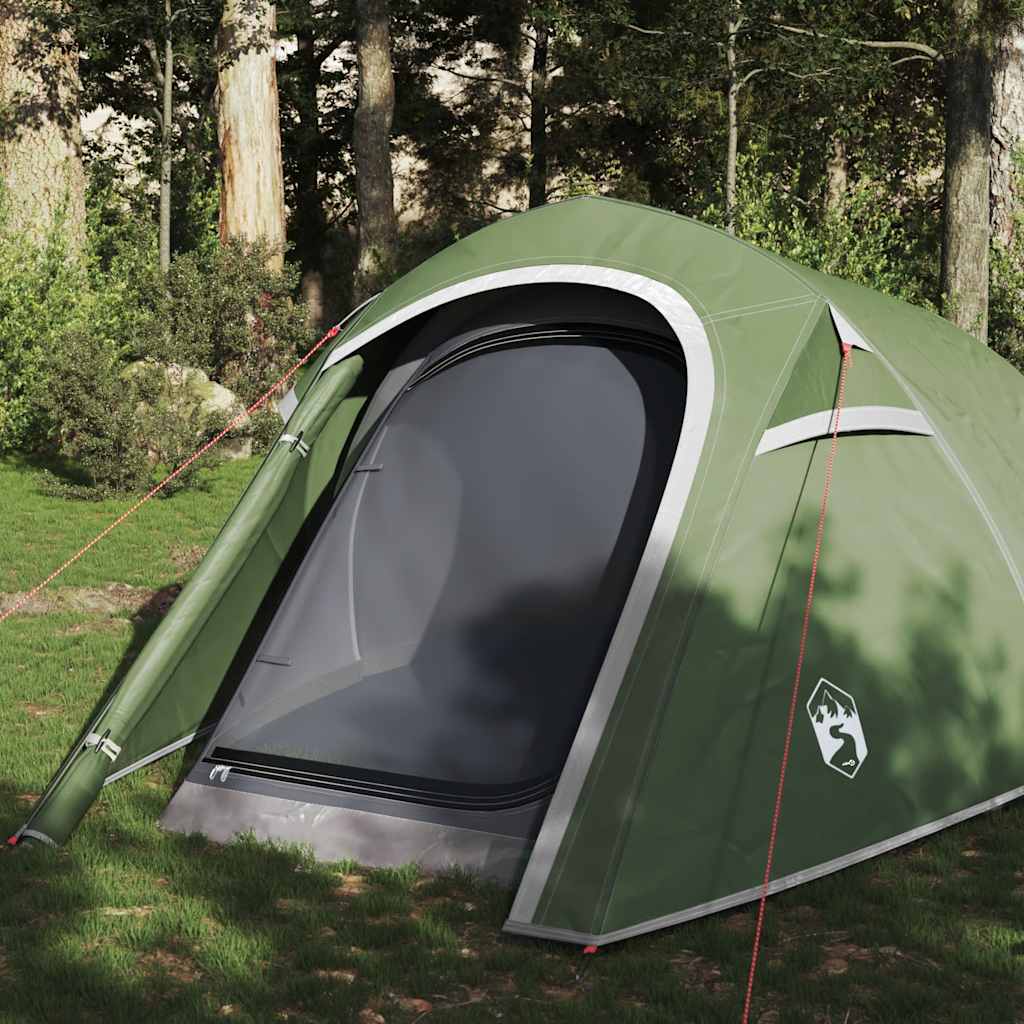 Vidaxl Tunnel Stan 3-Person Waterproof Green